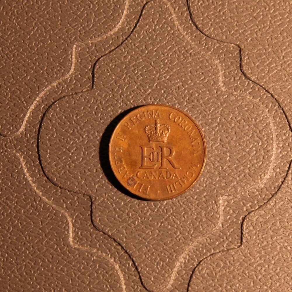 Antique Bronze Commemorative Coin for Queen Elizabeth II's Coronation in 1953